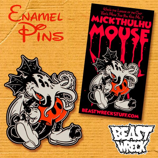 MICKTHULHU MOUSE Enamel Pin