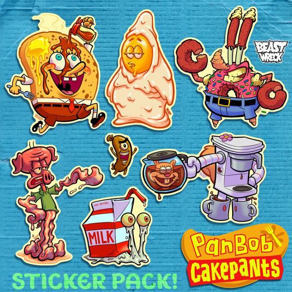 PANBOB CAKEPANTS Sticker Pack