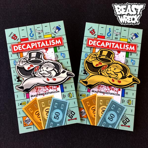 DECAPITALISM Enamel Pin