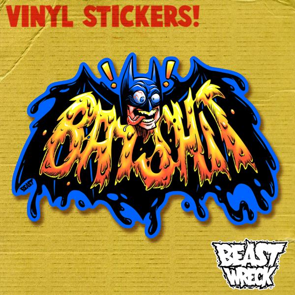 BATSHIT Stickers