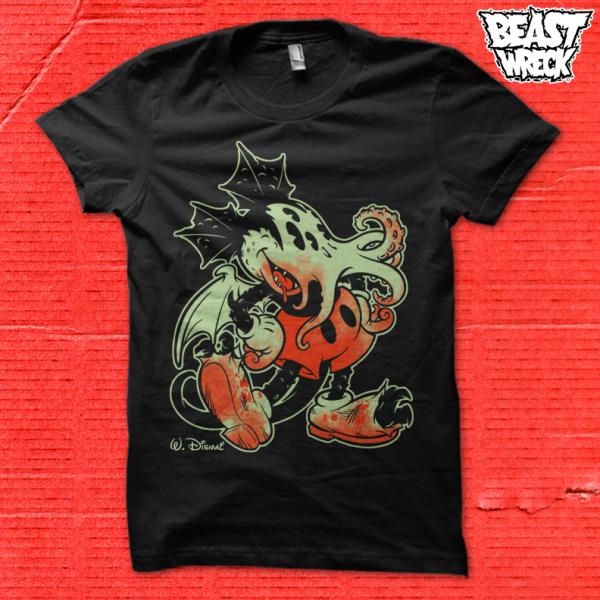 MICKTHULHU MOUSE T-shirts