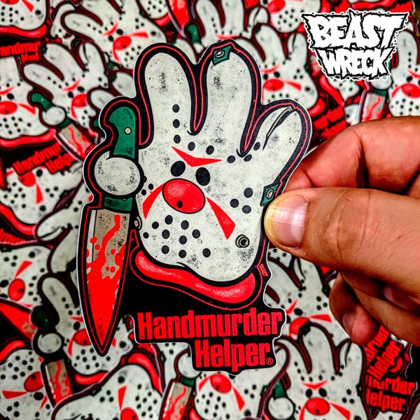 HANDMURDER HELPER Stickers