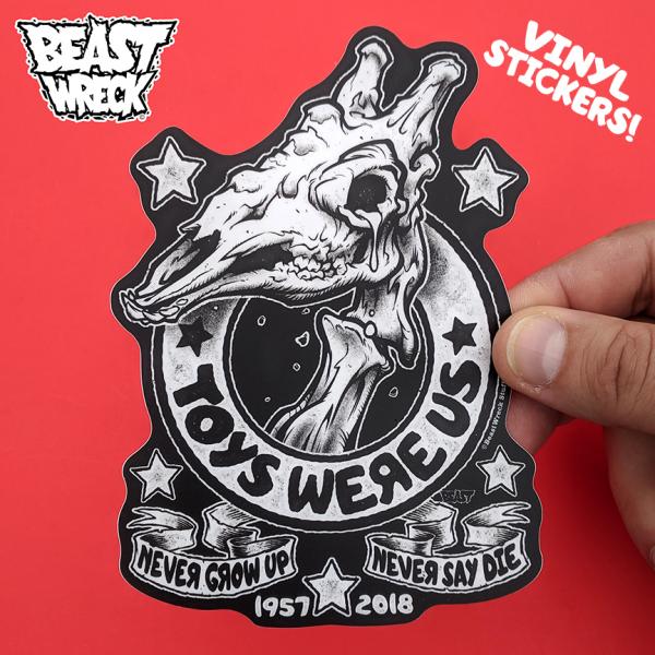 TOYS WERE US Sticker