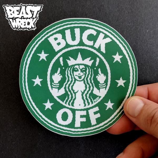 BUCK OFF Stickers