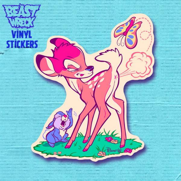 PRINCE OF FARTS Stickers