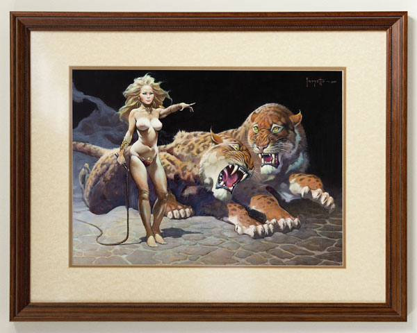 Autographed Countess lithographic by Frank Frazetta picture