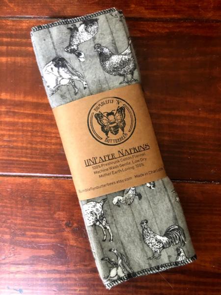 UNPaper Napkins- Farm Animals