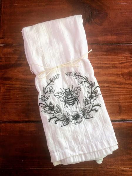 Flour Sack Towel- Bee