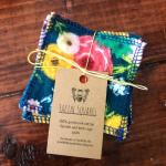 Facial Squares - Watercolor floral