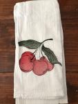 Flour Sack Towel - cherries