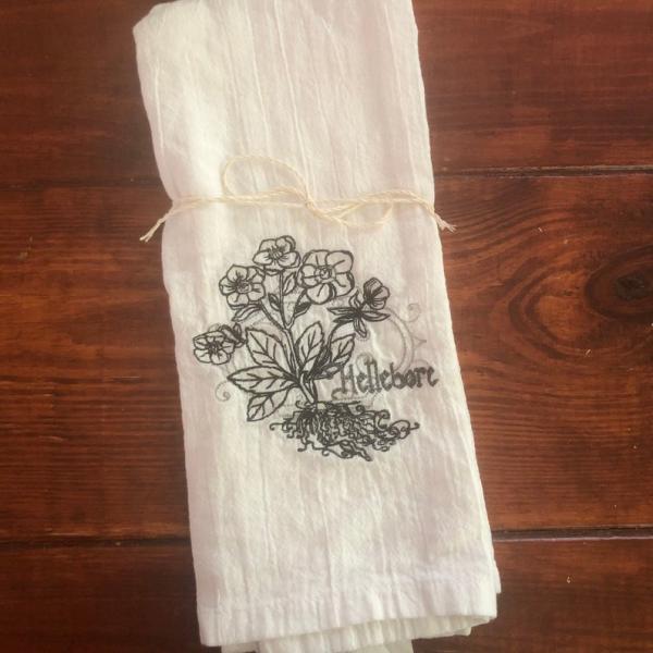 Flour Sack Towel- Hellebore