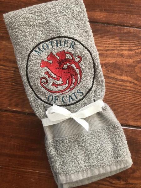 Hand towel - Mother of Cats picture