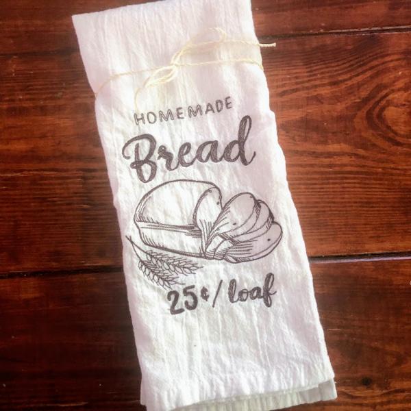 Flour Sack Towel- Bread