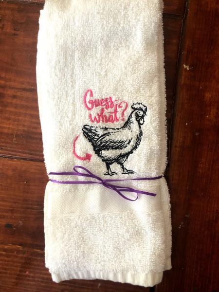 Hand towel - Chicken Butt picture