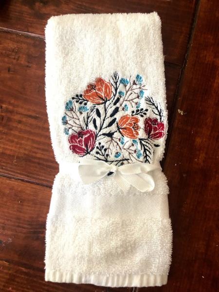 Hand towel - Floral Circle