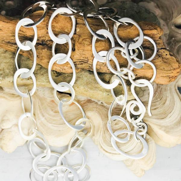 Handcrafted Chunky Sterling Silver Chain picture