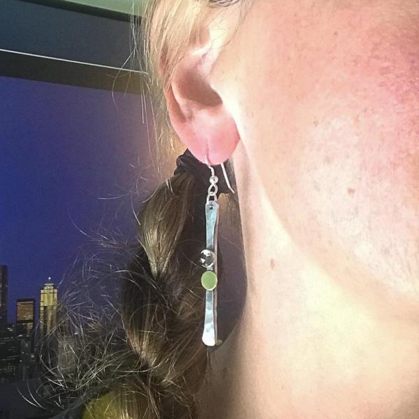 Smokey Quartz Stick Earrings picture