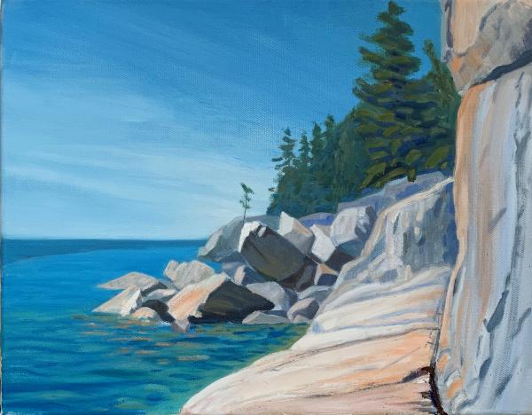 North Shore Lake Superior Sketch