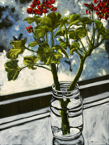 Light Study, Geranium