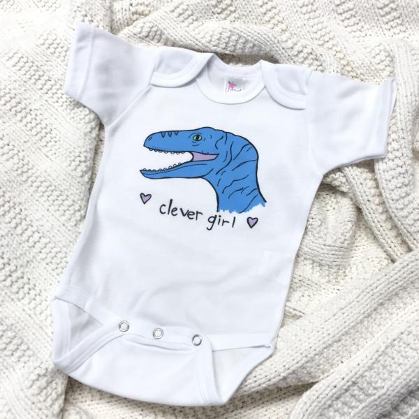 Clever Girl Onesie picture