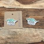 SMASH the Patriarchy! Triceratops - Pin or Magnet