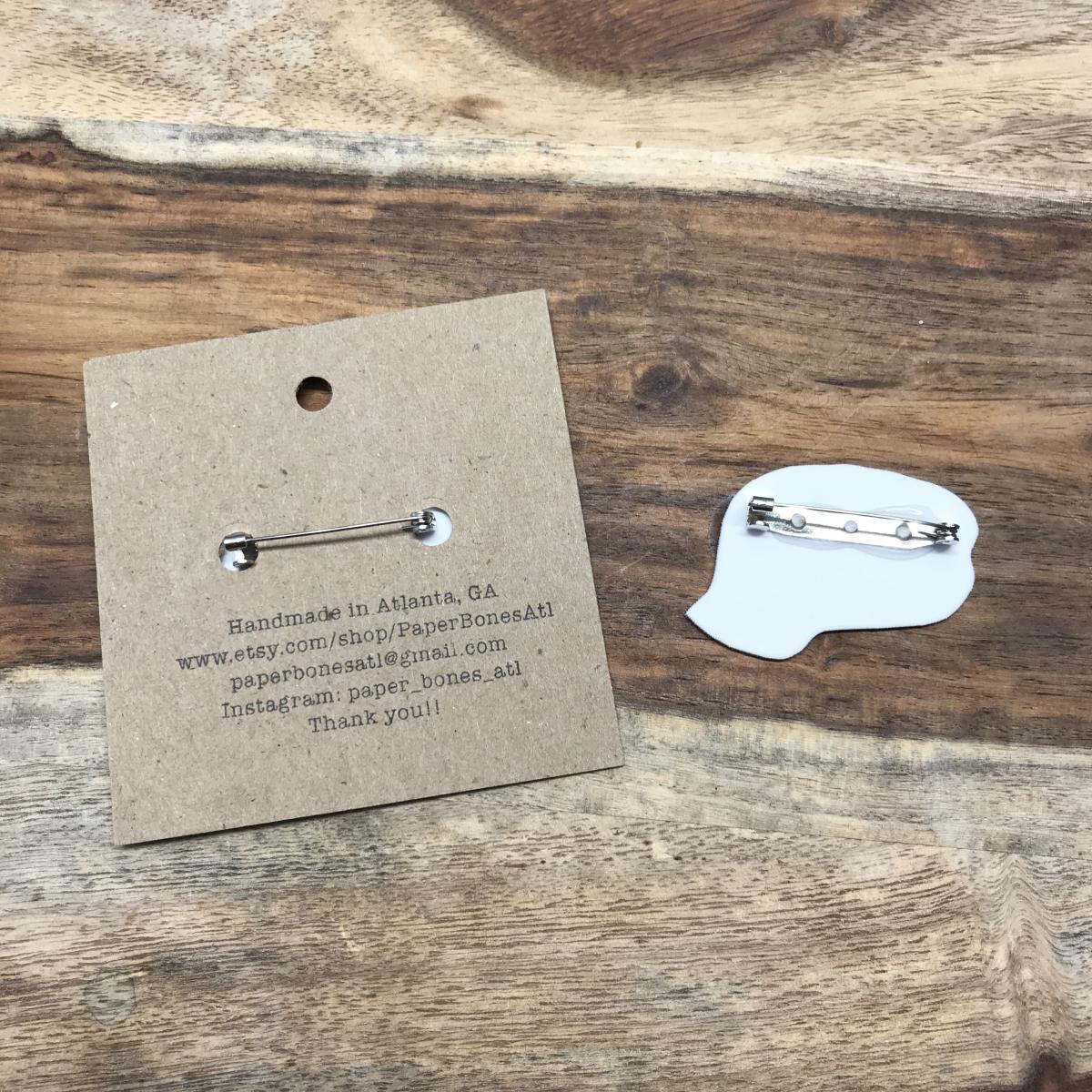 Clever Girl - Pin or Magnet picture