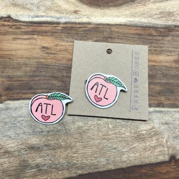 ATL Peach - Pin or Magnet