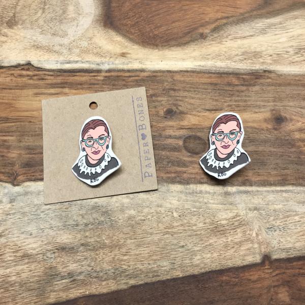 Ruth Bader Ginsburg - Pin or Magnet picture