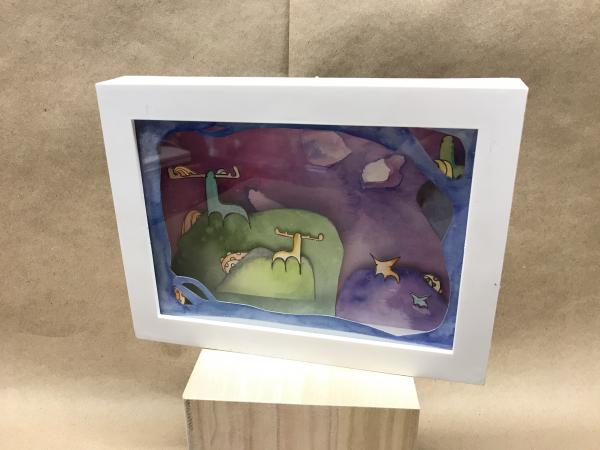 Little Deer - Shadow box picture
