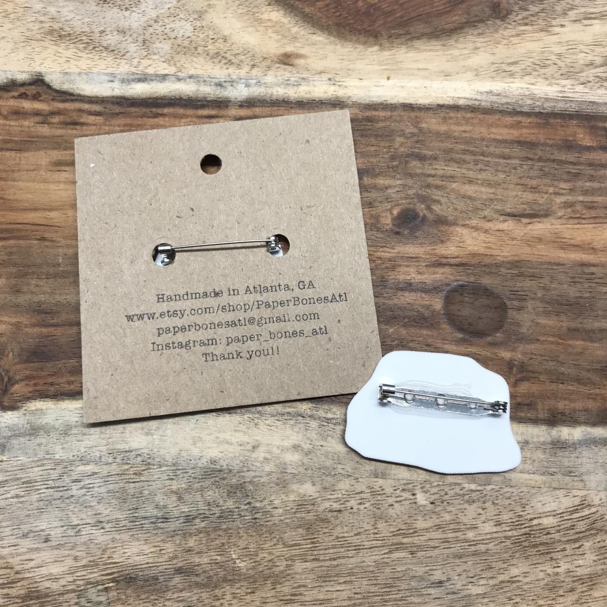 Atlanta Skyline - Pin or Magnet picture