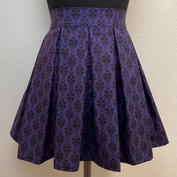 Haunted Mansion Wallpaper Skirt with POCKETS