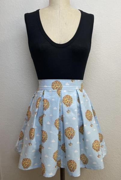 Pixar Up Balloon House Skirt with POCKETS picture