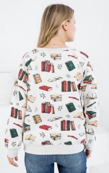 Library Books Fleece Lined Sweatshirt picture