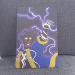 Static Shock Metal Print