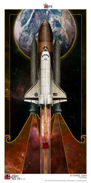 "A Giant Leap" archival print