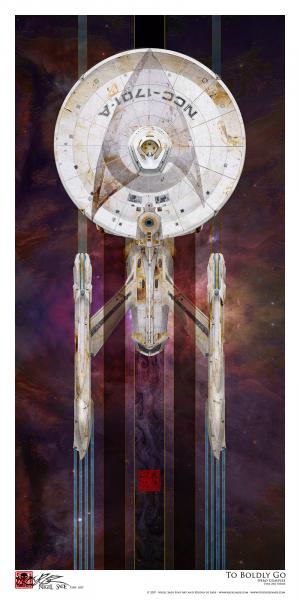 "To Boldly Go" Archival print picture