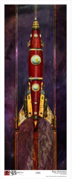 "Red Rocket" Archival Print