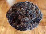 Round Jacob sheep carpet