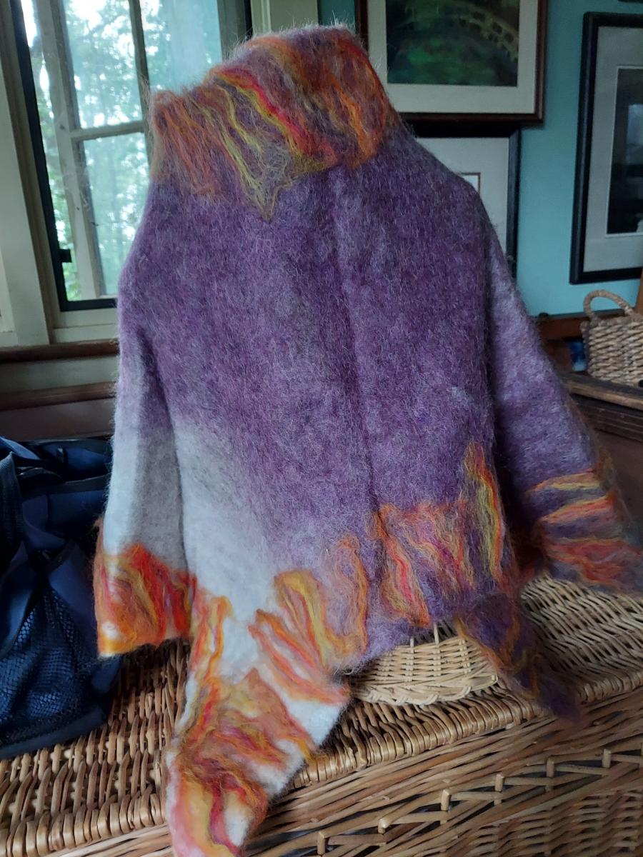 Fairy cape for young girl picture