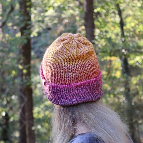 Knitted Reversible Beanie picture