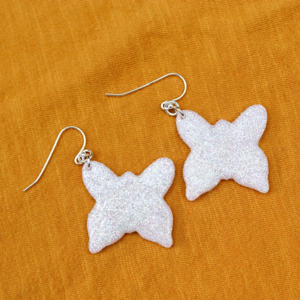 Glitter Butterfly Dangly Earrings picture