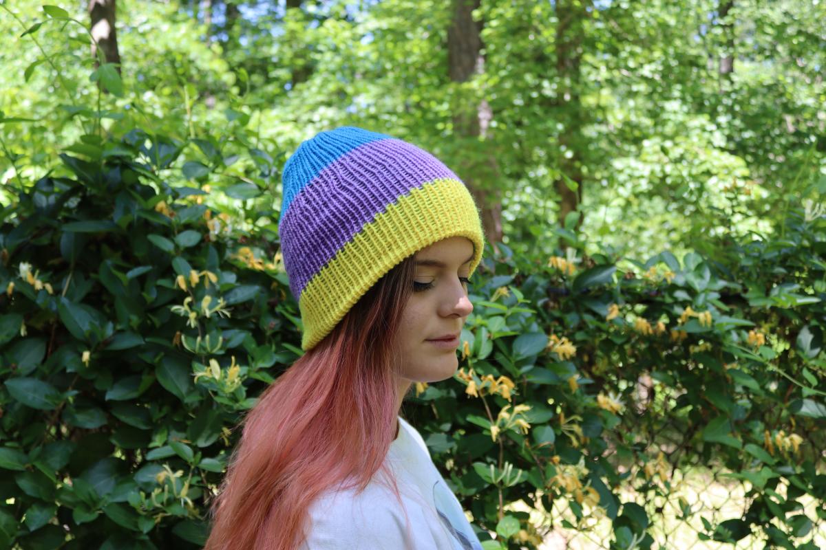 Knitted Reversible Beanie picture
