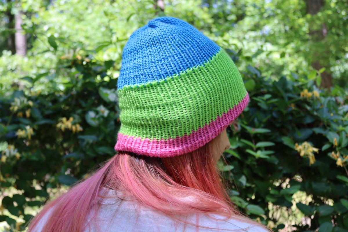 Knitted Reversible Beanie picture