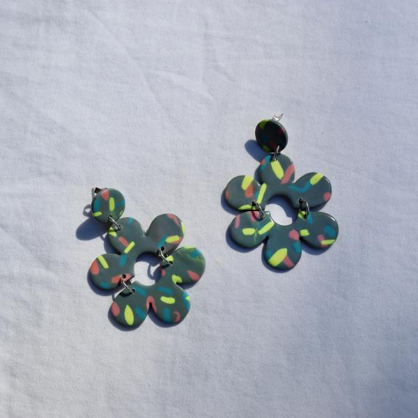 Floral Statement Earrings picture