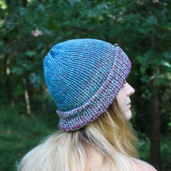 Knitted Reversible Beanie picture