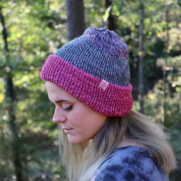 Knitted Reversible Beanie picture