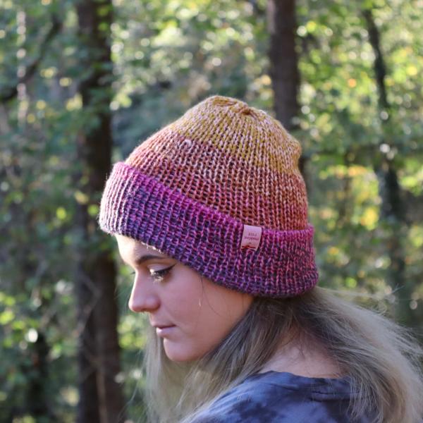 Knitted Reversible Beanie picture