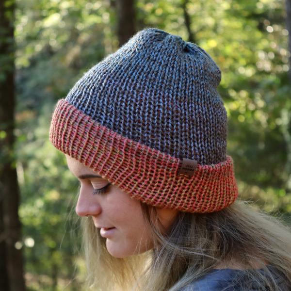 Knitted Reversible Beanie picture