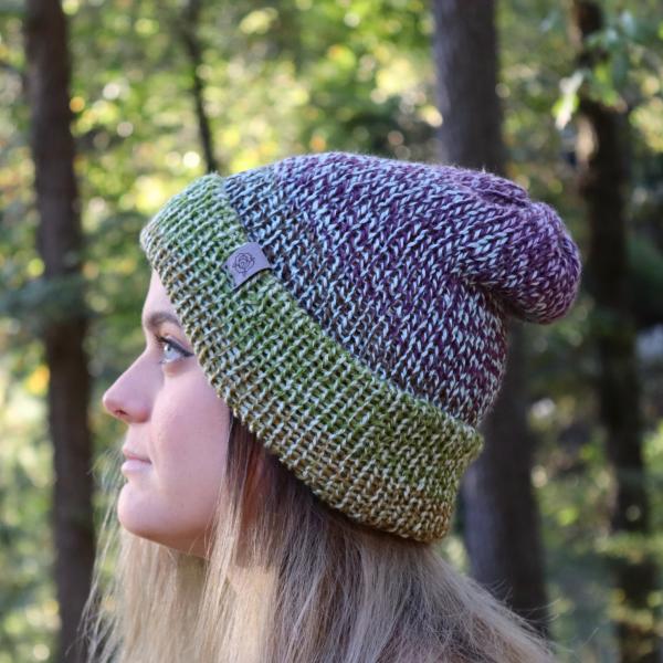 Knitted Reversible Beanie picture