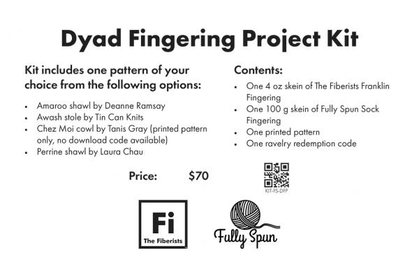 Dyad Fingering Project Kit - Smokey Quartz/Majestic picture